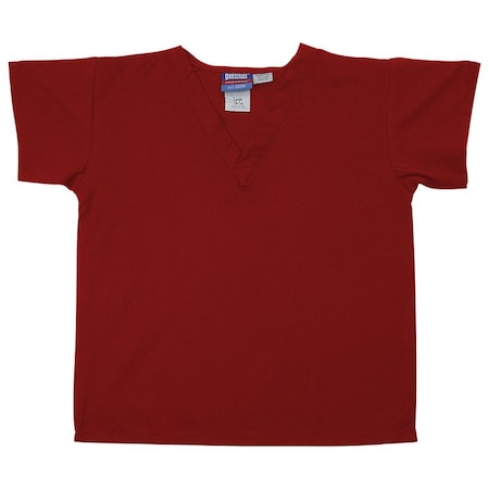 Gelscrubs Kids Red Scrub Shirt, Large 9-12 Year Olds 6774-RED-L